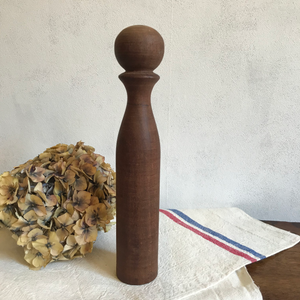 Large French Wooden Skittle