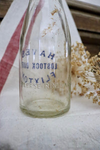 Antique Flixton Milk Bottle