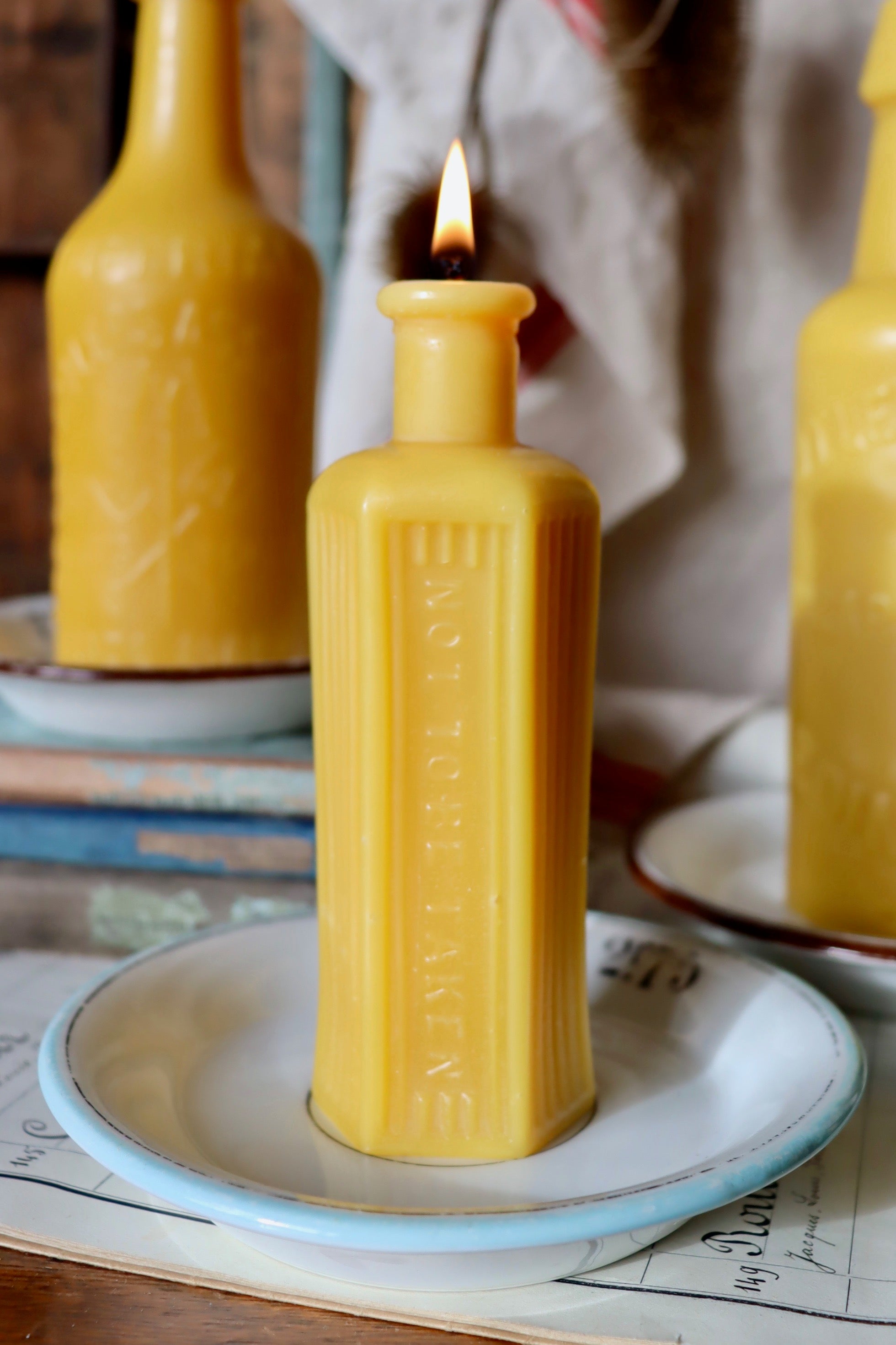 Askews Candles - Poison Bottle Beeswax Candle
