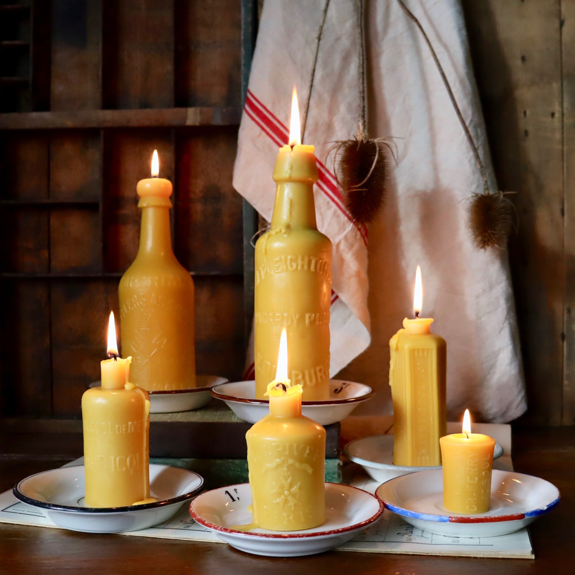 Askews Candles - Poison Bottle Beeswax Candle