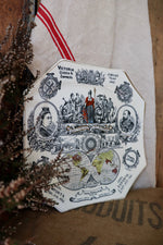 Load image into Gallery viewer, Antique Queen Victoria&#39;s 1887 Jubilee Octagonal Empire Plate
