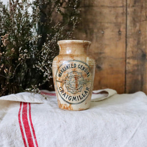 Antique Warranted Genuine Craigmillar Edinburgh Cream Pot