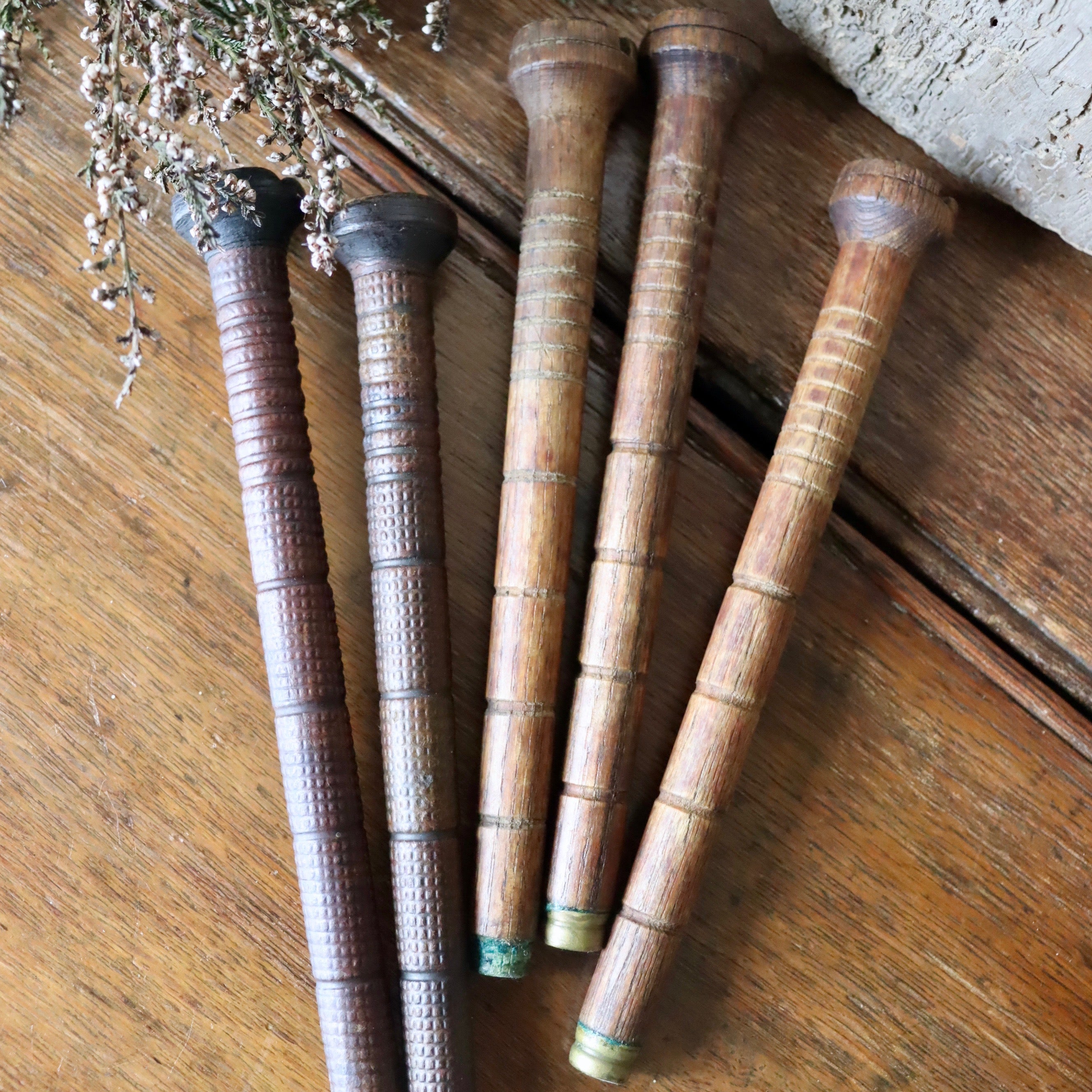Vintage Wooden Bobbins