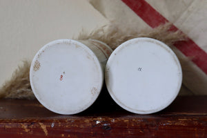 Antique French Ceramic Apothecary Jars