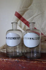 Load image into Gallery viewer, Antique German Glass Apothecary Bottles
