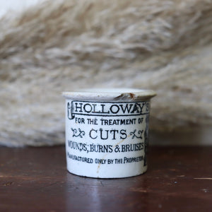 Rare Antique Holloway's Ointment Chemist Pot
