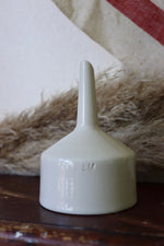 Load image into Gallery viewer, Antique Chemist Ceramic Funnel
