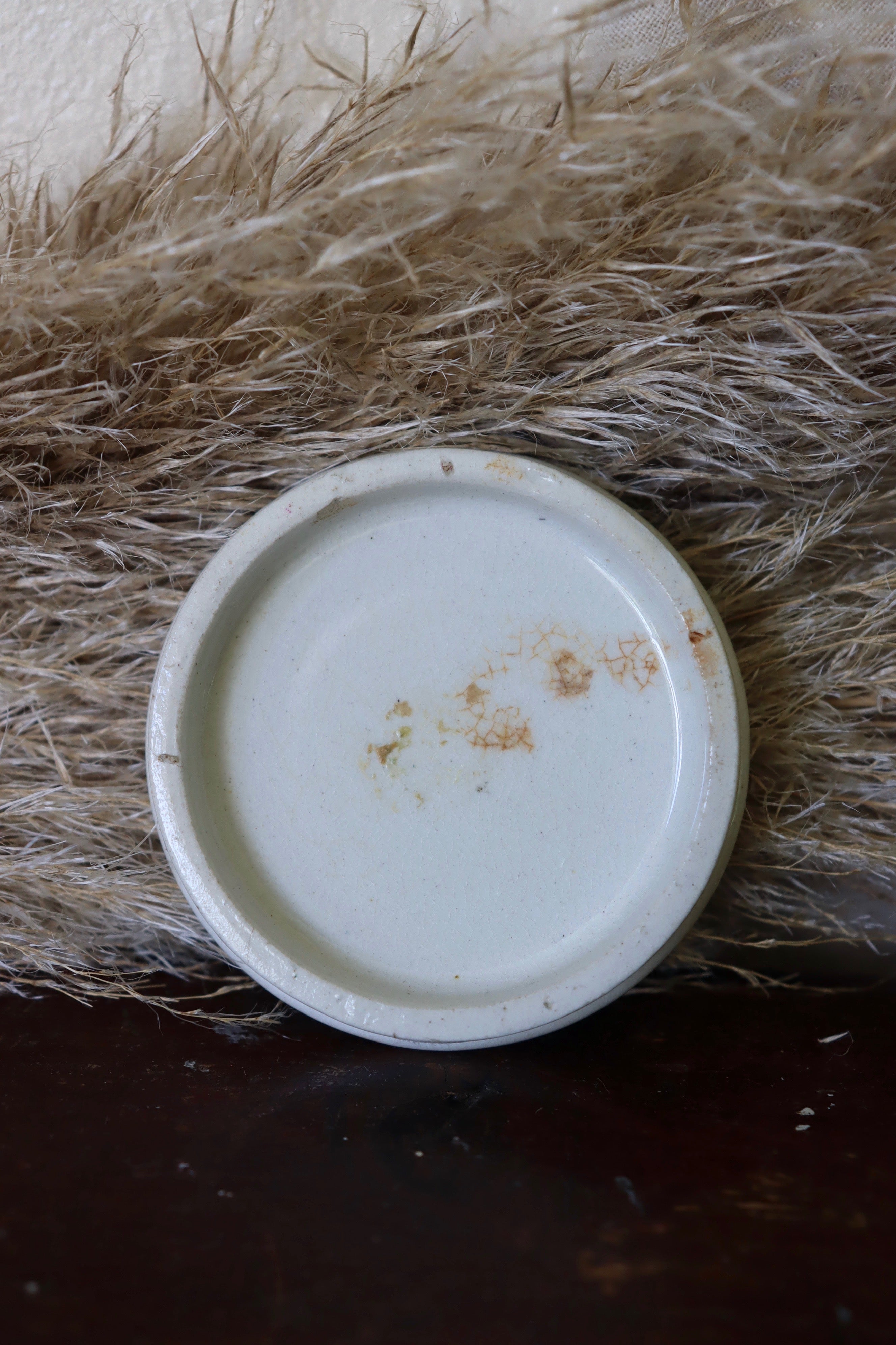 Rare Antique Ellanbee Cold Cream Pot Lid