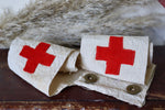 Load image into Gallery viewer, WW1 Red Cross Stretcher Bearer Arm Bands

