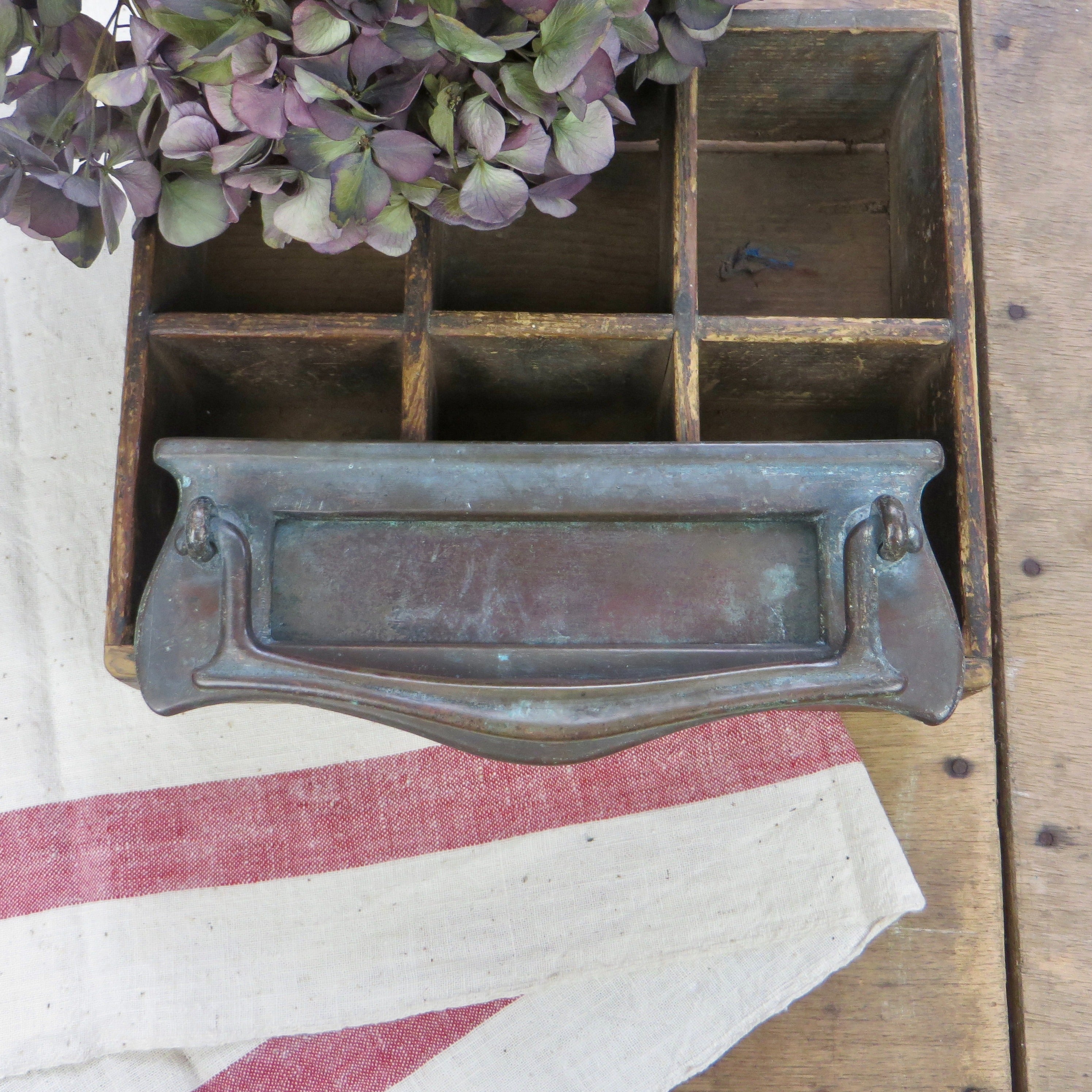 Art Nouveau Bronze Letterbox