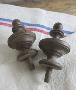 Rustic French Wooden Finials