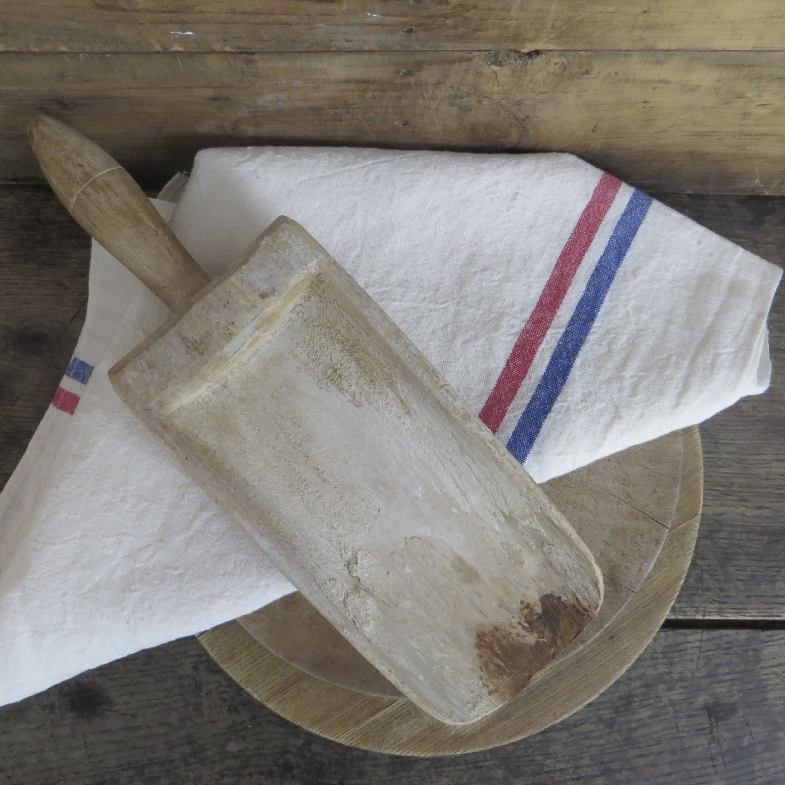 Vintage French Grain Scoop