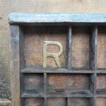 Load image into Gallery viewer, Victorian Brass Letter - R
