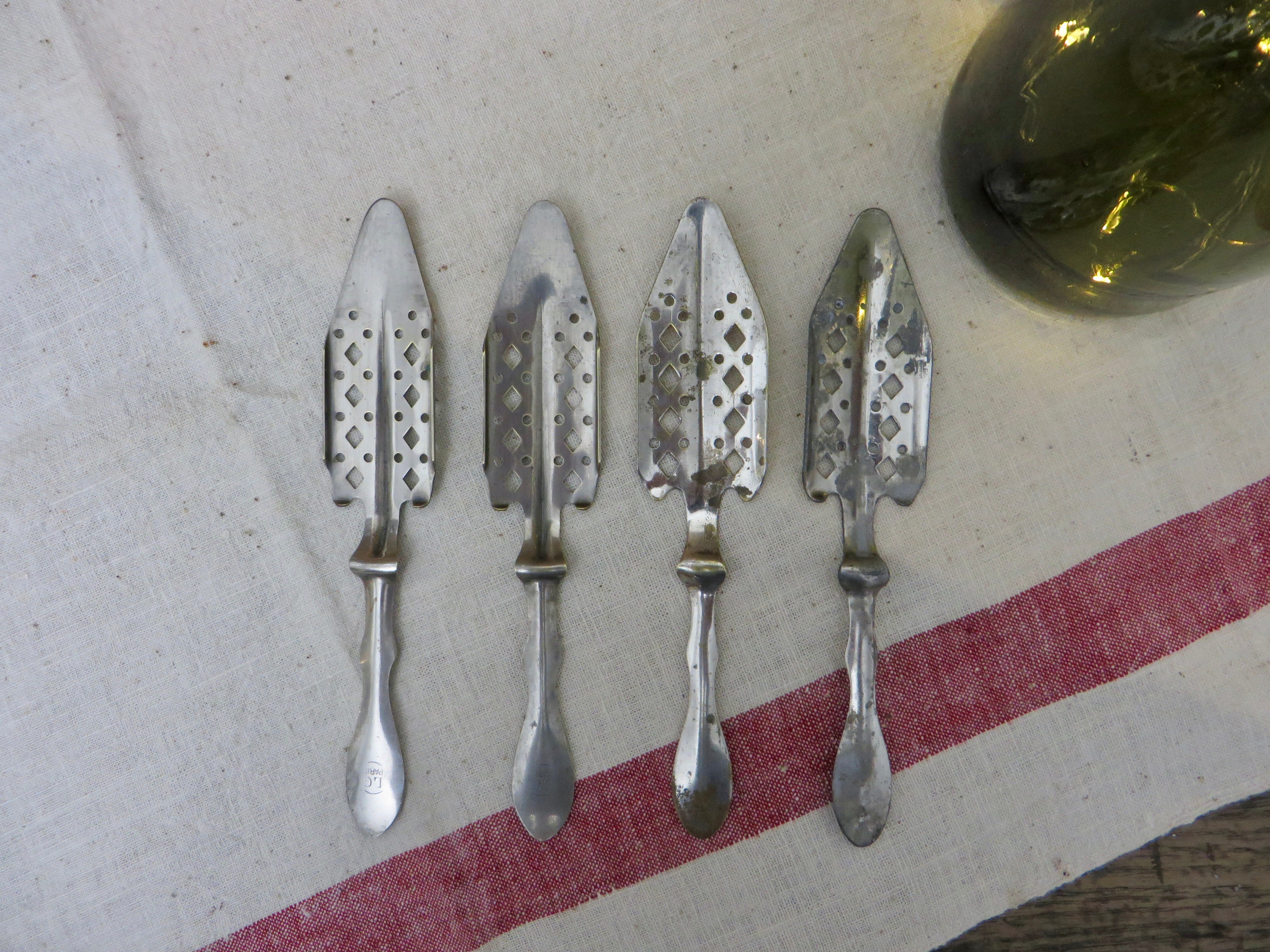 Antique French Absinthe Spoons