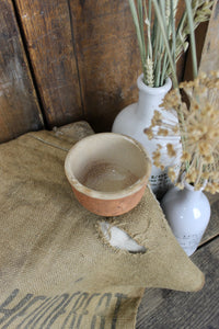 Vintage Terracotta Glazed Pot