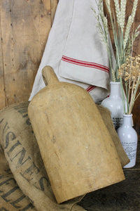 Large Vintage French Grain Scoop