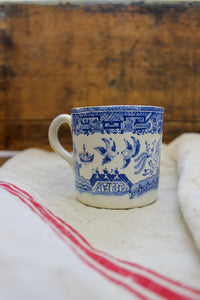 Victorian Willow Patterned Mug