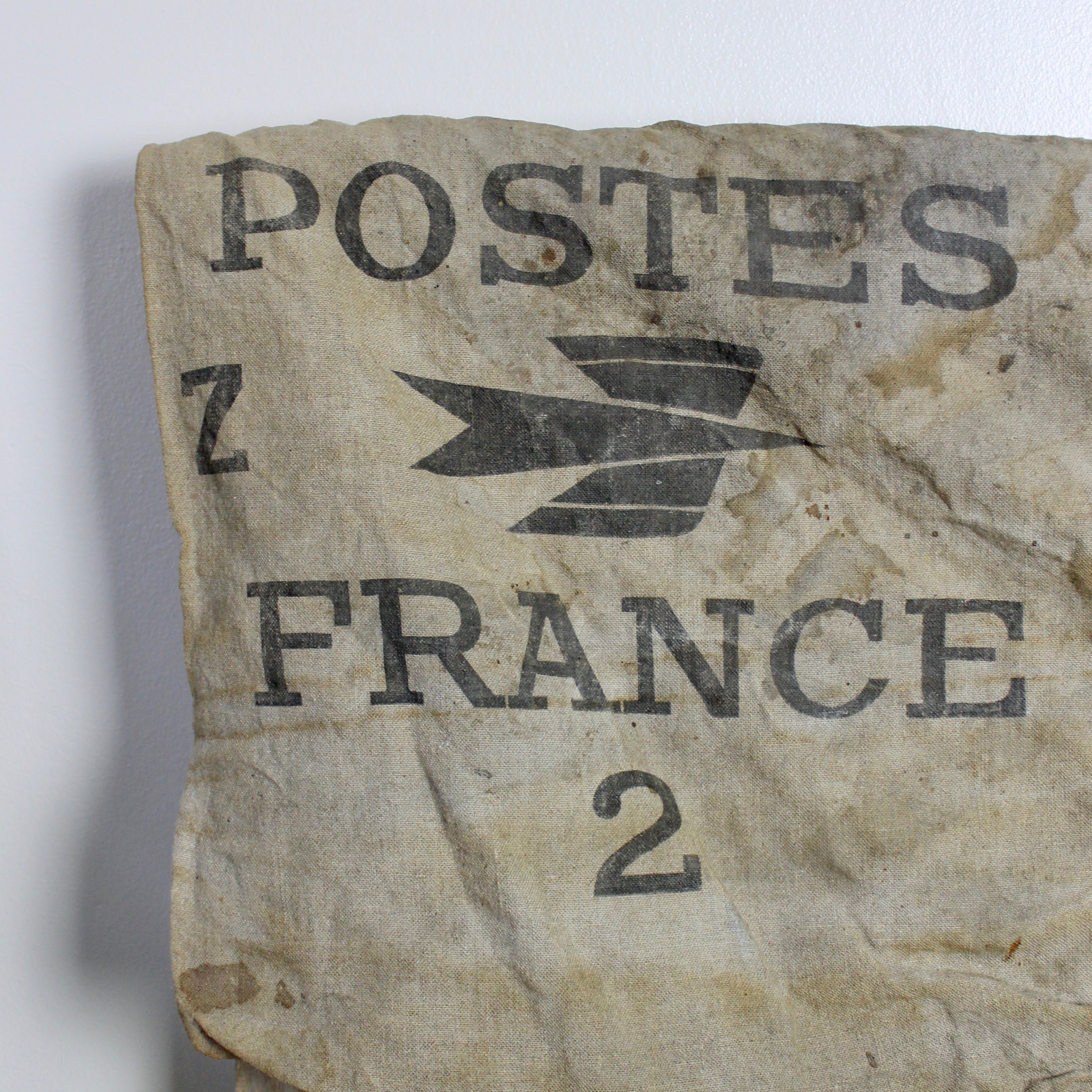 Antique French La Poste Sack