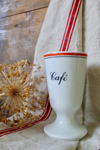Vintage French Café Cup