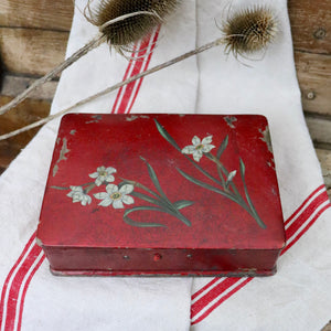 Antique French Papier-Mâché Box