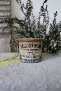 Antique Holloway's Ointment Chemist Pot