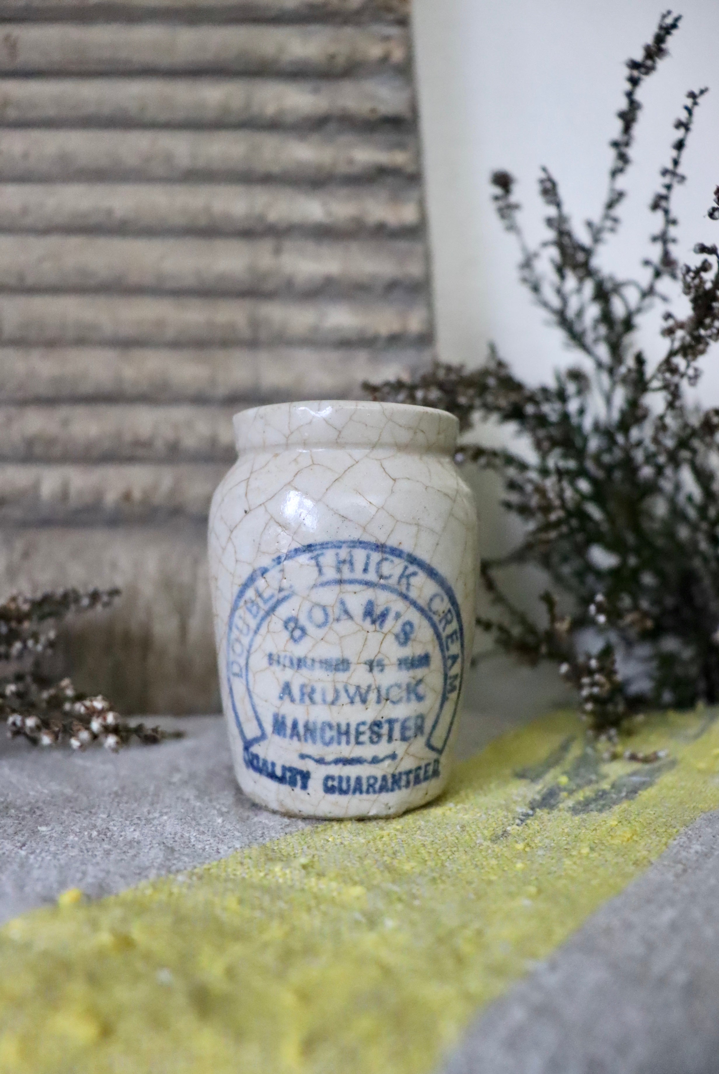 Antique Boam's Ardwick Manchester Cream Pot