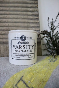 Vintage Dublin Fruitfield Varsity 1lb Marmalade Jar
