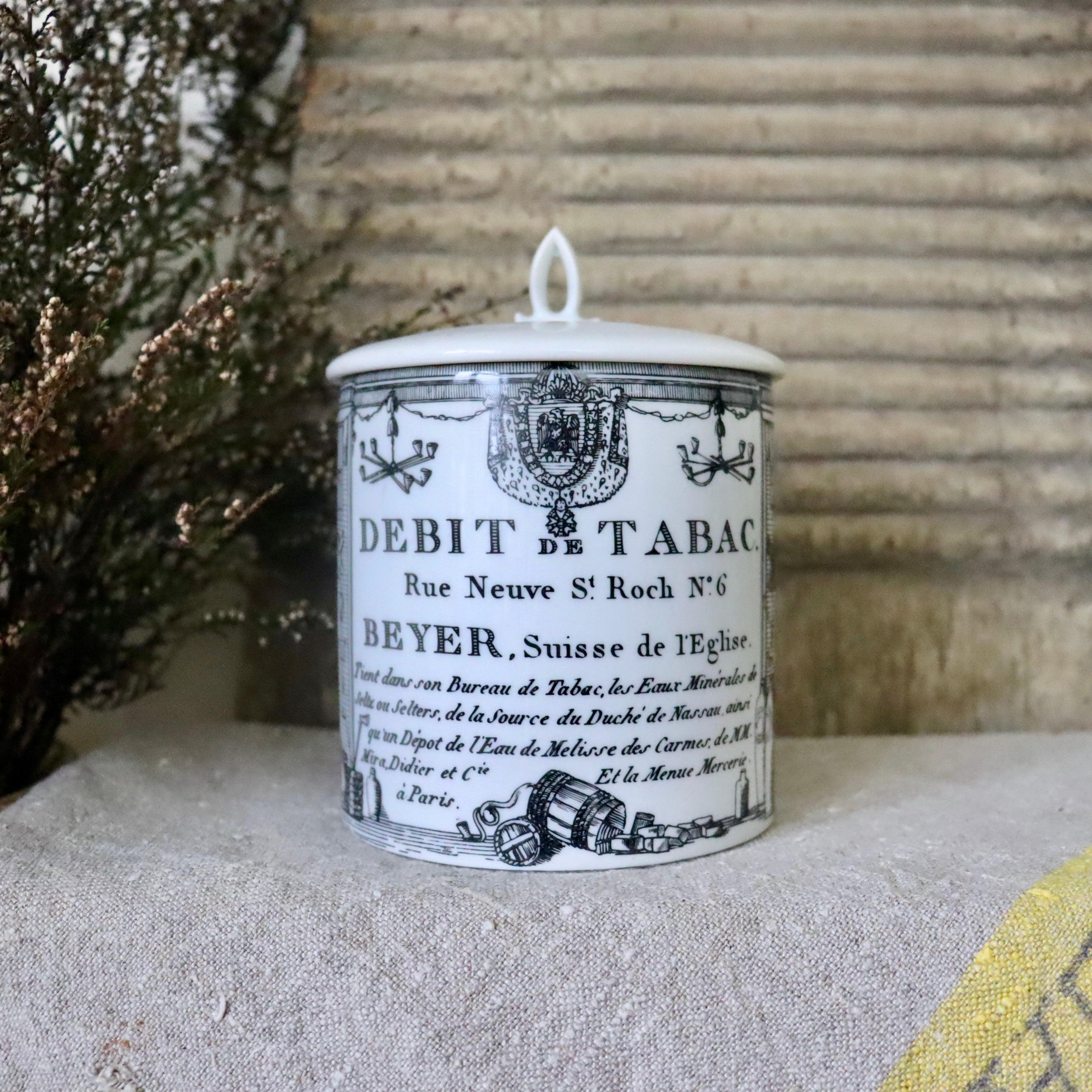 Vintage Parisian Debit de Tabac Jar