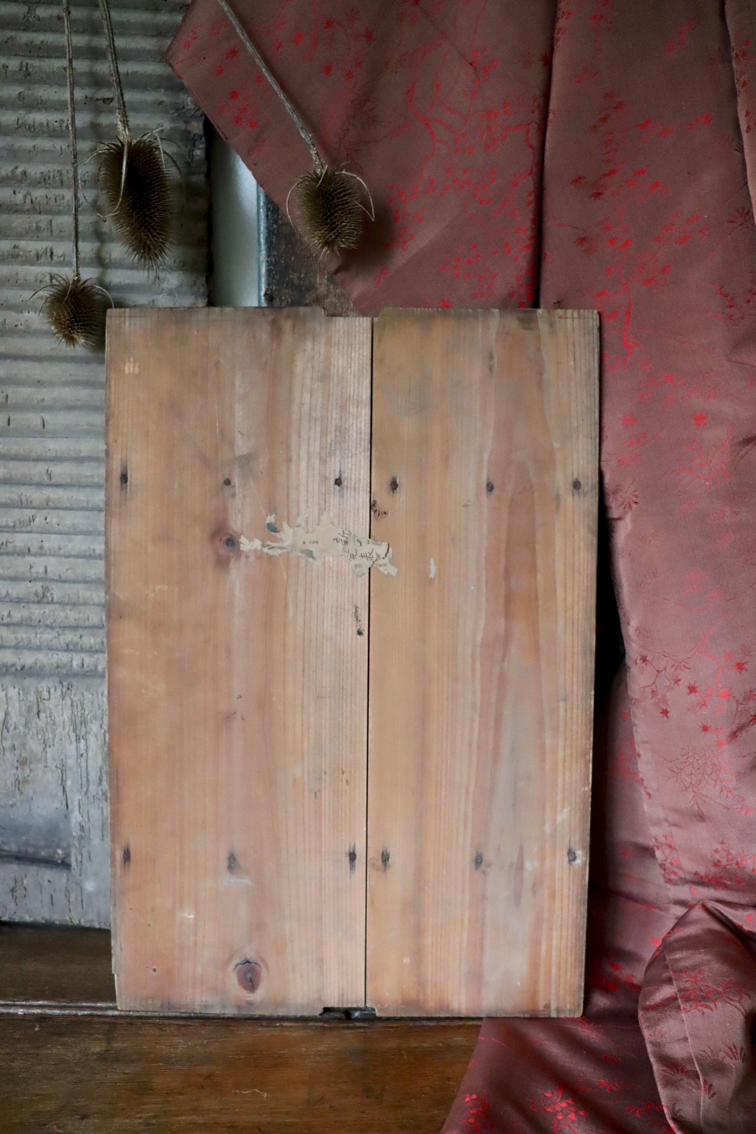 Rustic Japanese Wooden Board