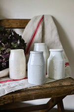Load image into Gallery viewer, Antique Stoneware Cream Pots
