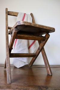 Small Antique Folding Wooden Chair