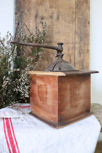 Antique French Coffee Grinder