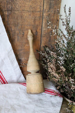 Load image into Gallery viewer, Rustic French Wooden Mortar
