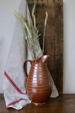 Load image into Gallery viewer, Large French Salt Glazed Cider Jug
