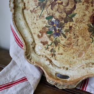 Decorative French Handpainted Tray