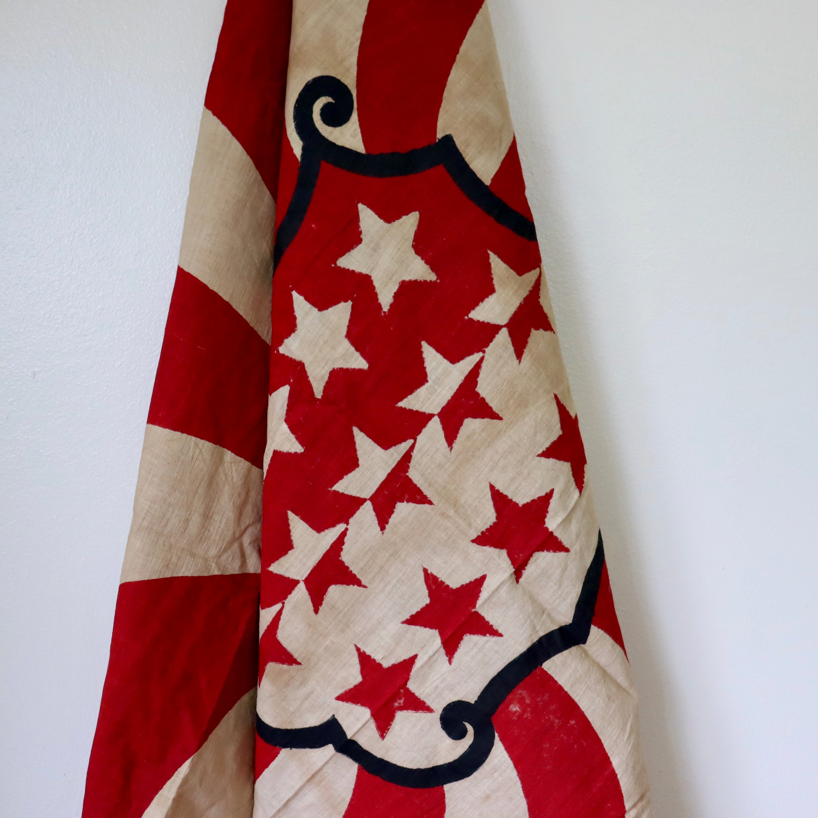 Antique Swiss Battle Flag