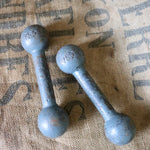 Load image into Gallery viewer, Pair of Antique French Iron Barbells
