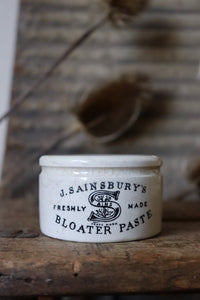 J Sainsbury's Bloater Paste Pot
