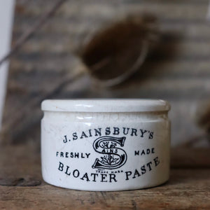 J Sainsbury's Bloater Paste Pot