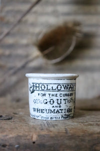 Antique Holloway's Ointment Chemist Pot