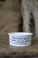 Load image into Gallery viewer, Antique Springfield Home Potted Meats Southport Pot

