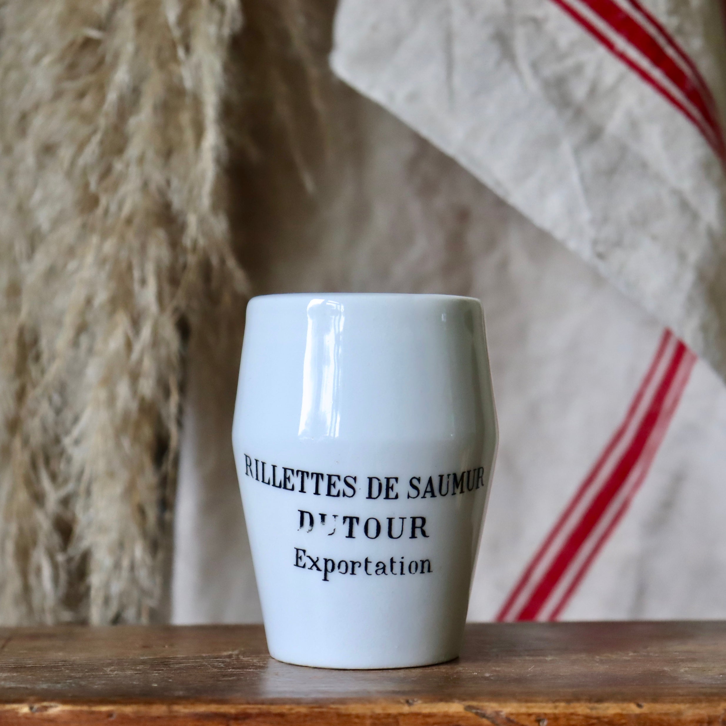 Antique French Rillettes de Saumur Pot