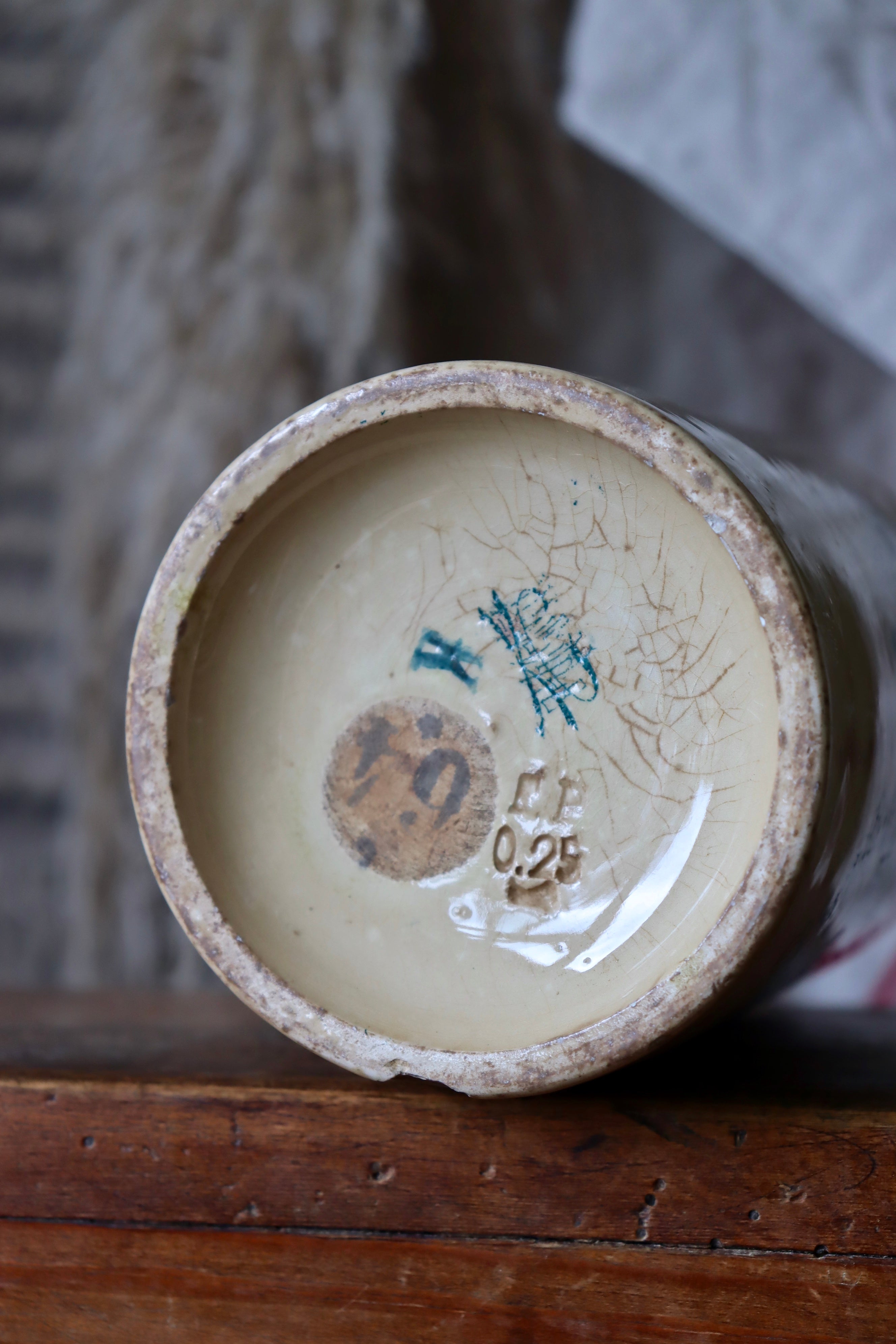 Antique Felix Potin Confitures Jar