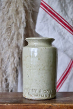 Load image into Gallery viewer, Antique Stoneware Newby &amp; Co Bradford Jar
