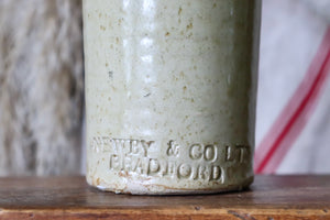 Antique Stoneware Newby & Co Bradford Jar