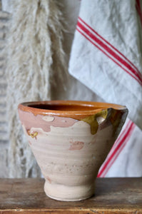Antique French Ceramic Resin Pot - Medium