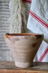 Antique French Ceramic Resin Pot - Large