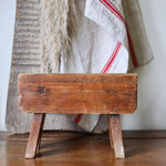 Load image into Gallery viewer, Vintage Rustic Wooden Stool
