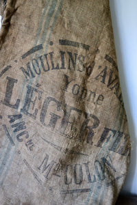 French Moulins d'Avalion Hessian Sack