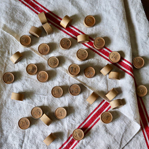 Vintage French Lotto Counters